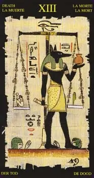 Tarot égyptien la carte de la mort