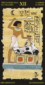 Tarot égyptien la carte le pendu