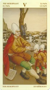 Bruegel Tarot: carte le pape