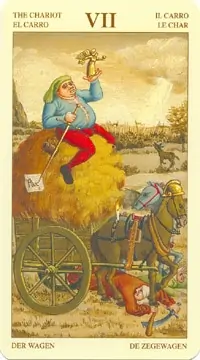 Bruegel Tarot: carte le chariot