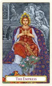 Tarot of Prague: carte l'impératrice