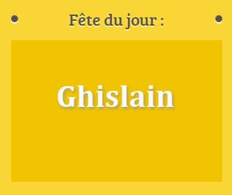 Prénom Ghislain fête le 10 Octobre