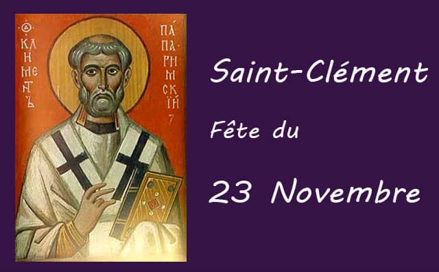 23 novembre : Saint Clément