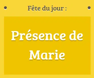 Présentation de Marie : fête le 21 novembre