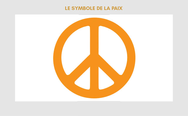 Le symbole universel de la paix et de l'amour