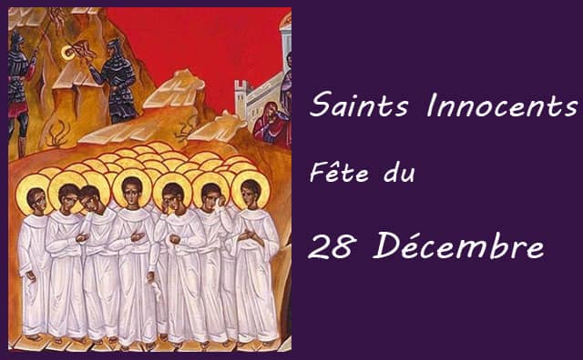 28 décembre : Saints Innocents
