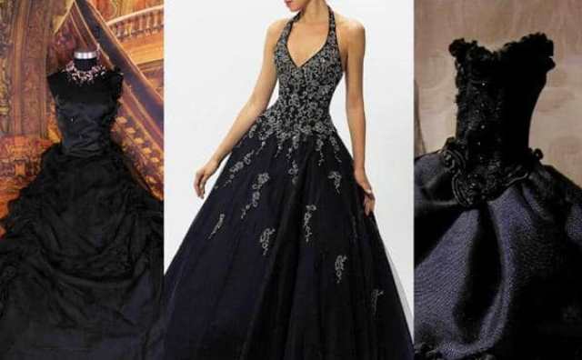 Le rêve d'acheter une robe de mariée noire