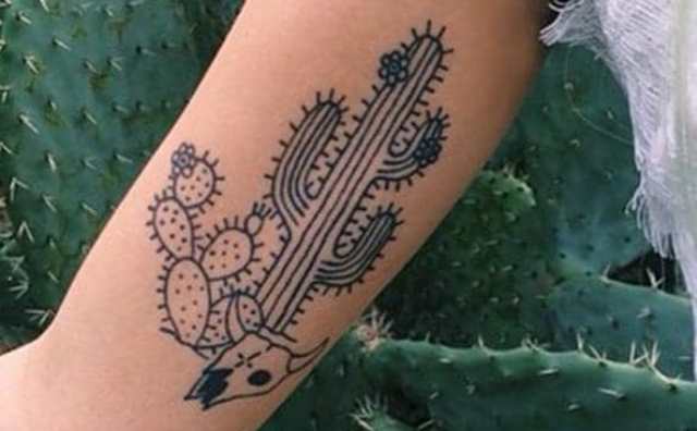 Le tatouage de cactus et son symbolisme : 