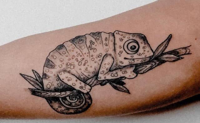 Le tatouage de caméléon et sa signification : 