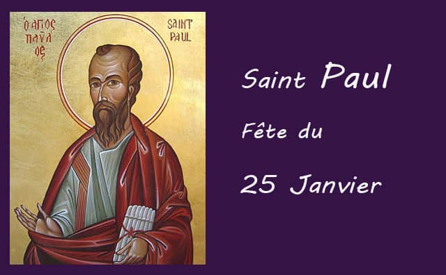 24 Janvier : Conversion de saint Paul