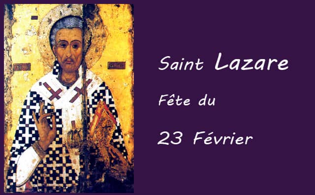 23 Février : saint Lazare