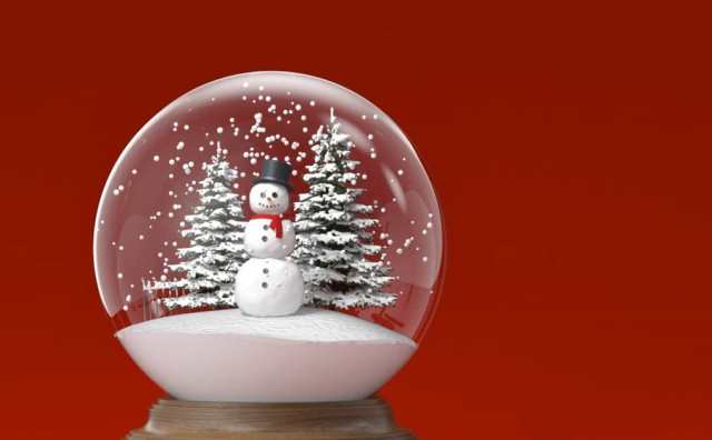 Rêver de boule de neige de Noël et sa signification : 