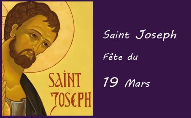 19 Mars : saint Joseph