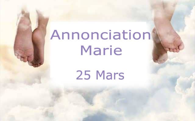 Prière à l'Annonciation de Marie : le 25 Mars