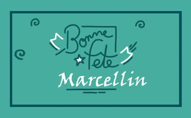 Le 06 avril Bonne Fête Marcellin :