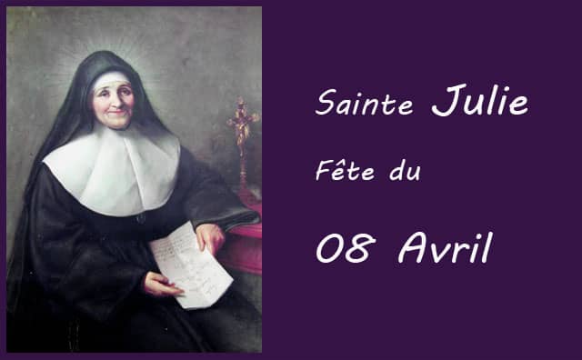 08 Avril : sainte Julie