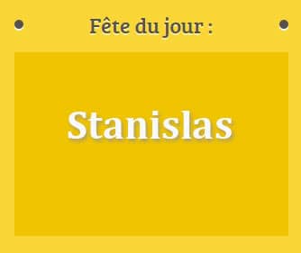 Prénom Stanislas fête le 11 Avril