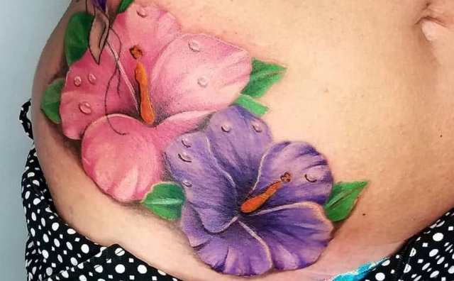significations du tatouage d'hibiscus