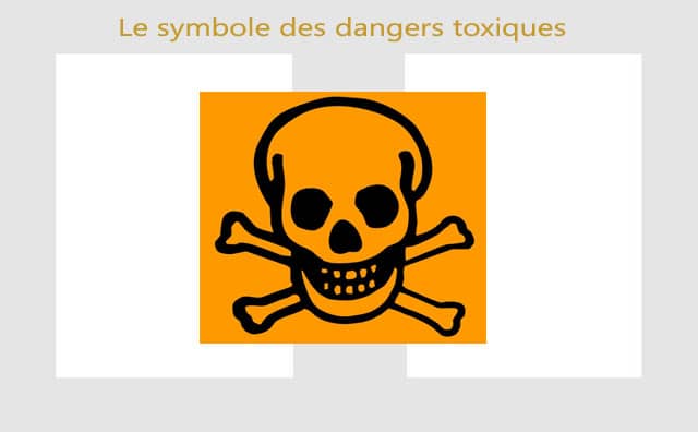 Symbole des dangers toxiques :