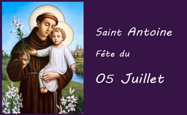 05 juillet : saint Antoine