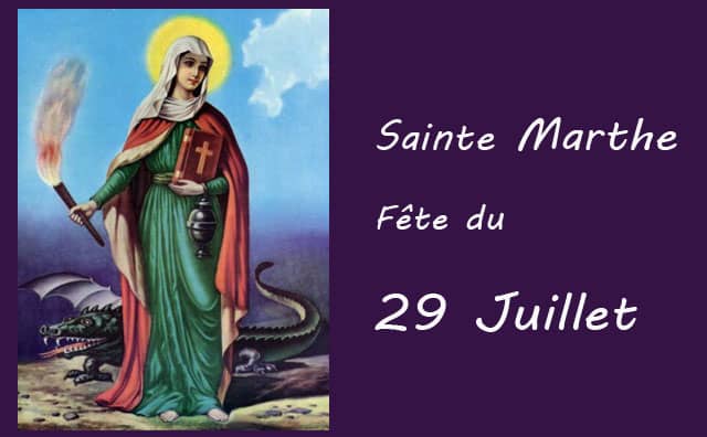 29 juillet : sainte Marthe