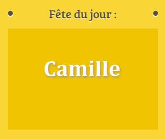 prénom Camille le 14 juillet