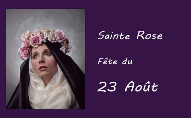 23 Août : Sainte-Rose de Lima