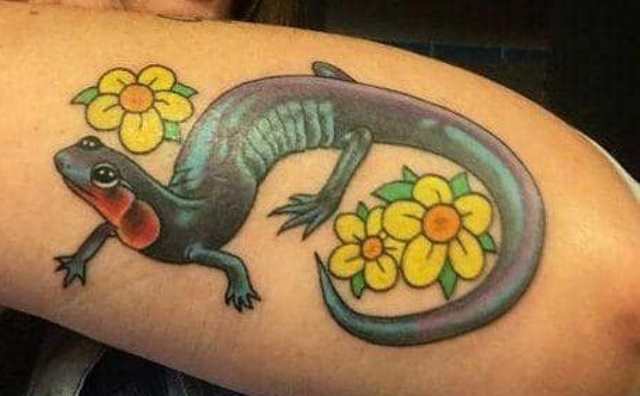tatouage salamandre et signignification