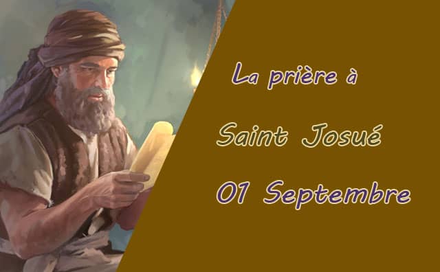 Prière de saint Josué pour le 1er Septembre