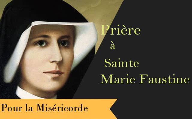 Prière à Sainte Marie Faustinepour la miséricorde