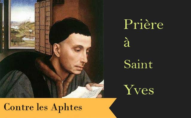 Prière de saint Yves contre les aphtes