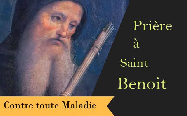 Saint Benoit et la prière de protection contre les maladies