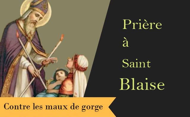 saint Blaise et sa prière contre les maux de gorge