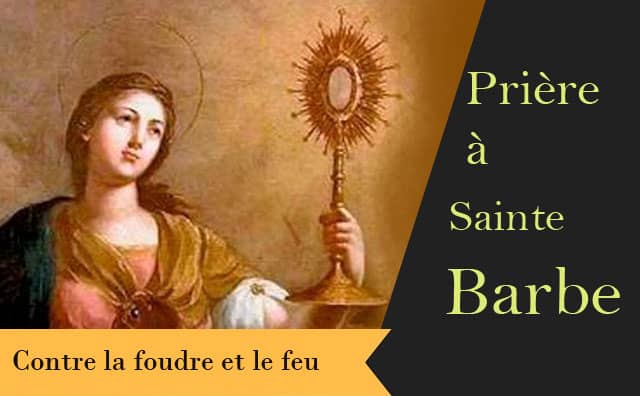 Prière à sainte Barbe : Invoquée contre la foudre, les éclairs, les tempêtes et le feu