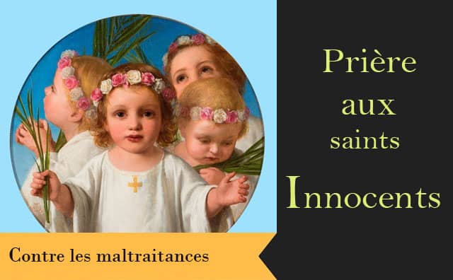 La prière des saints Innocents : Saint du 28 Décembre