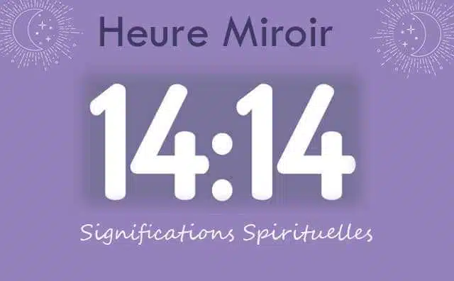 Heure miroir égale 14 h 14 : Signification et Interprétation