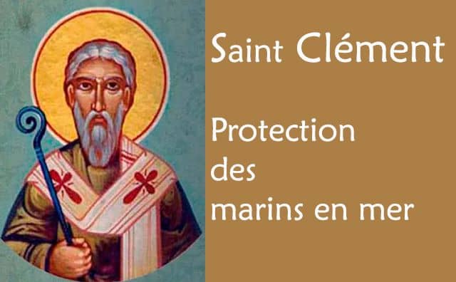 Prier Saint Clément pour la protection des marins en mer :
