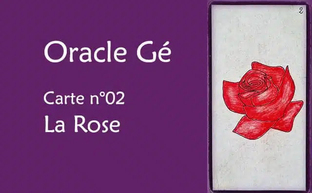 Oracle Gé : Explications de la carte la Rose n°02