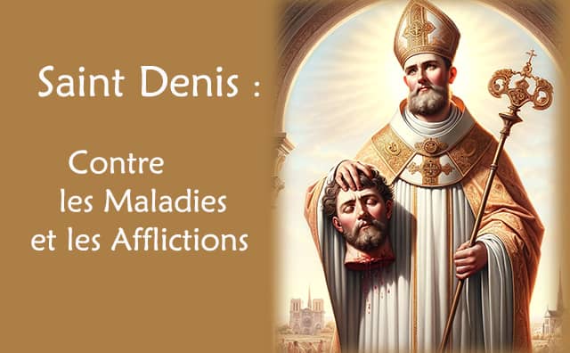 Saint Denis de Paris et sa prière miraculeuse contre les maladies et afflictions