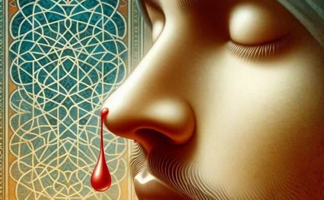 Les symboles islamique du rêve de saigner du nez  :