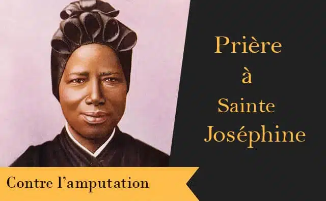 Sainte Joséphine Bakhita et sa prière spéciale contre une amputation :