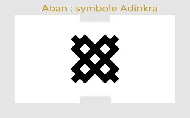 Aban : symbole Adinkra et sa signification
