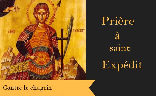 Saint Expédit et sa prière miraculeuse contre le chagrin :
