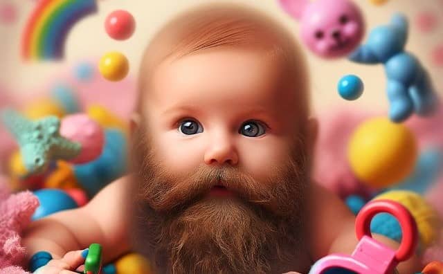 Rêver d'un bébé avec une barbe : quelles interprétations, analyses et significations ?